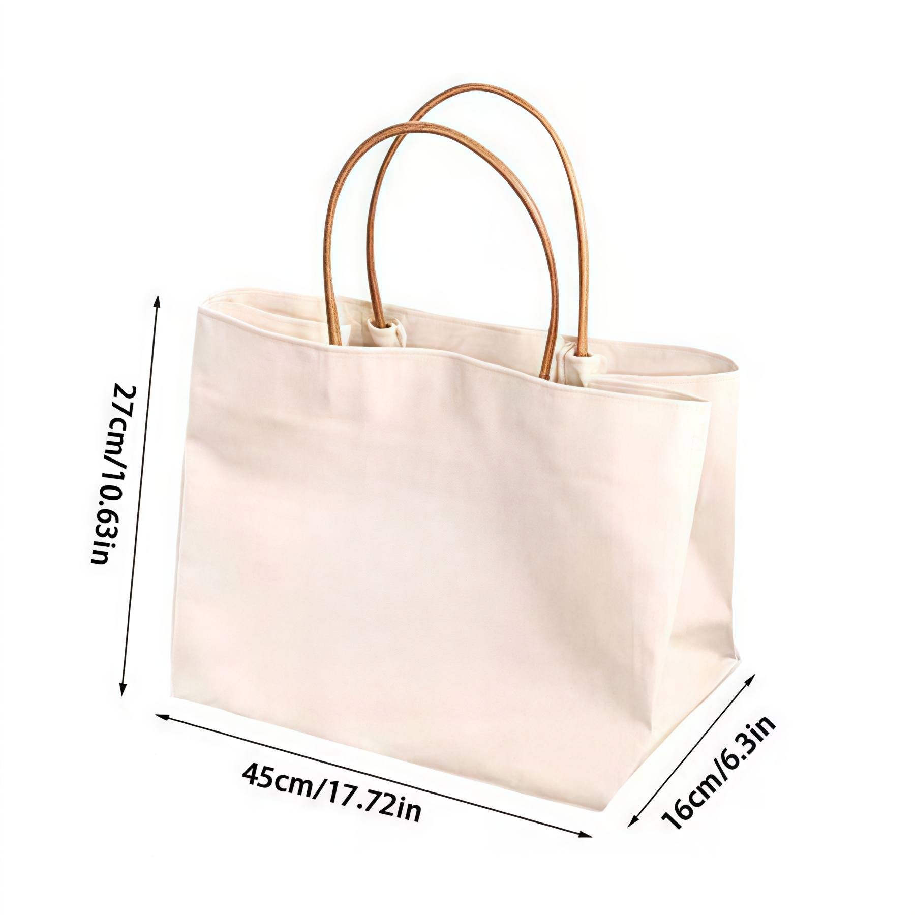 White canvas bag