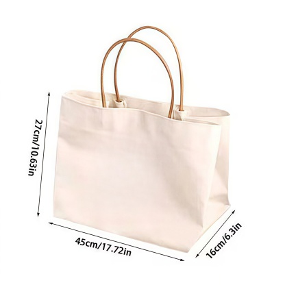 White canvas bag
