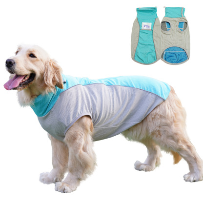 Summer Pet Clothes Small Medium & Large Dog T-Shirt Dog Apparel Breathable Dog Tank Top Summer Dog Vest Pet Ice Silk Cooling Vest 