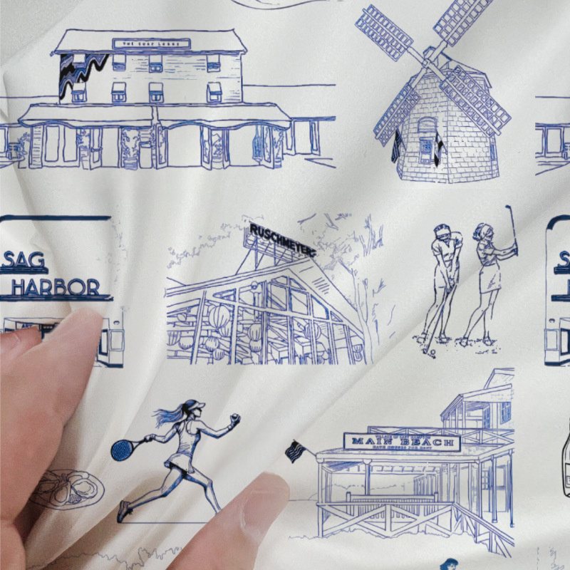 Hamptons Toile 100% Cotton Duvet Cover Set  King Twin Comforter Queen Bedding for Guest Room Toile de Jouy with Hidden Zipper Closure 3Pcs