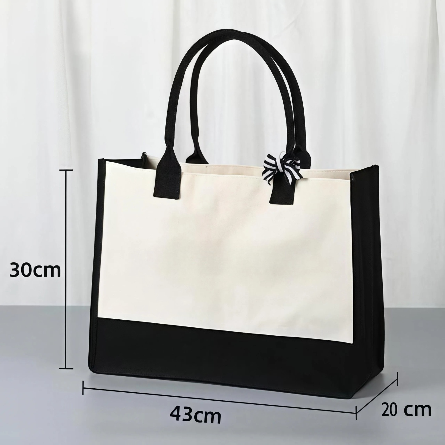 Personalized Cartoon Yoga Sport Girl Large Canvas Tote Bag with Initial Name and Birth Flower Sport Accessories Birthday Gift for Women Girl