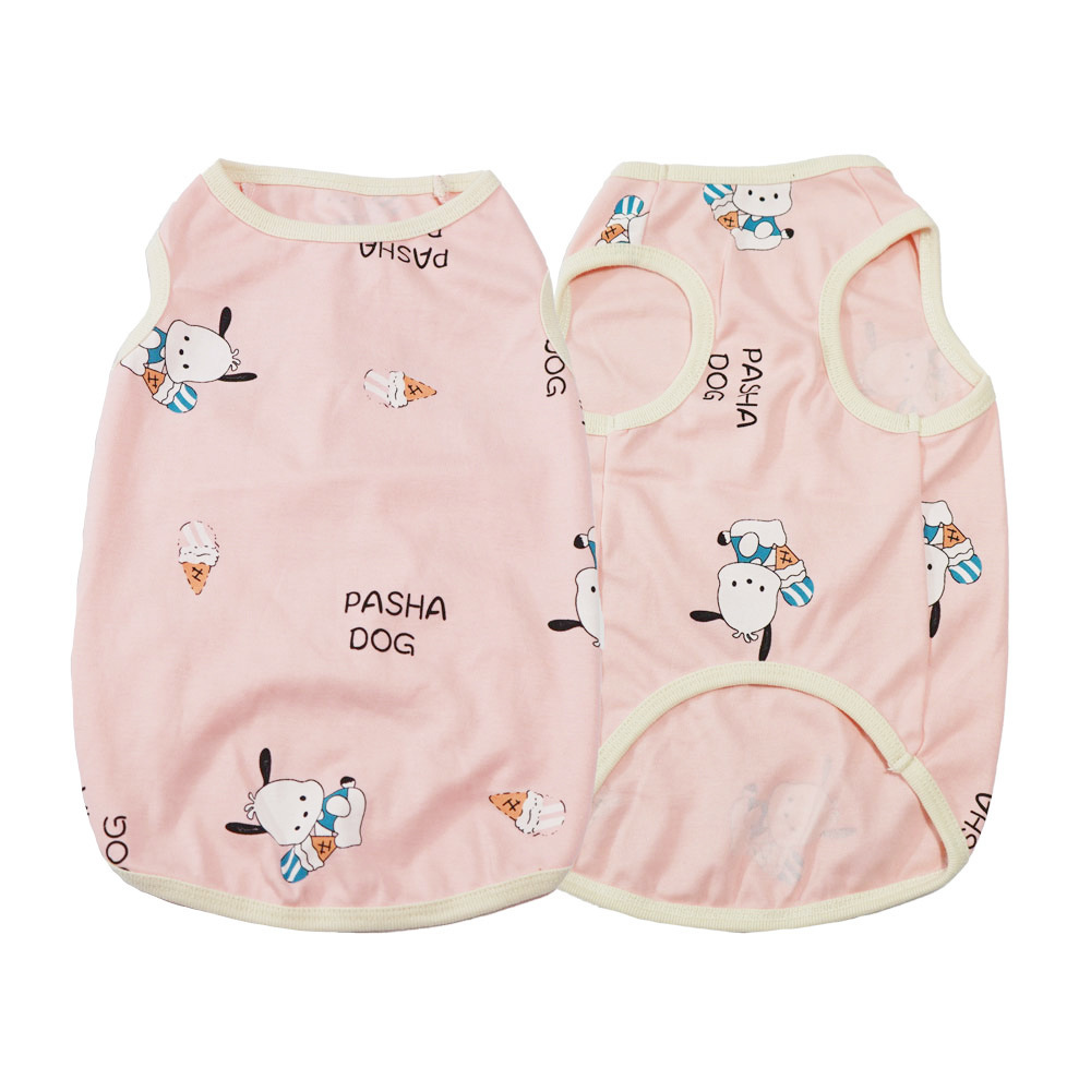 Summer Thin Cotton Vest for Pets - Breathable Design, Suitable for Corgis, Golden Retrievers, and Other Dog Breeds