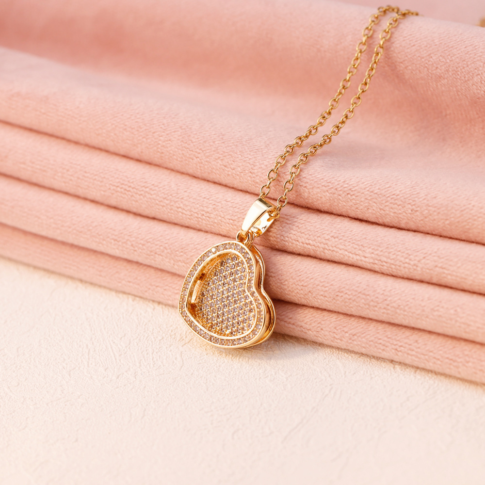 Personalized Heart Name Necklace Dainty Jewelry Birthday Anniversary Valentine's Day Gift for Women