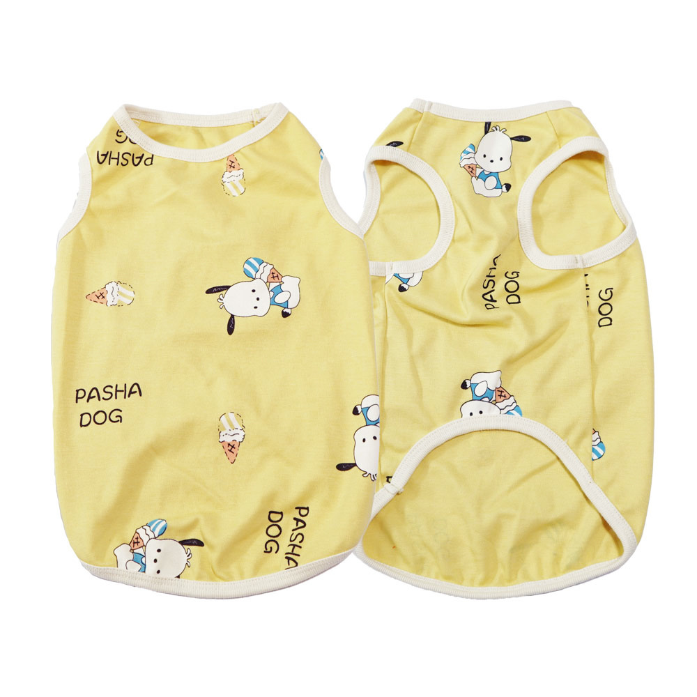 Summer Thin Cotton Vest for Pets - Breathable Design, Suitable for Corgis, Golden Retrievers, and Other Dog Breeds