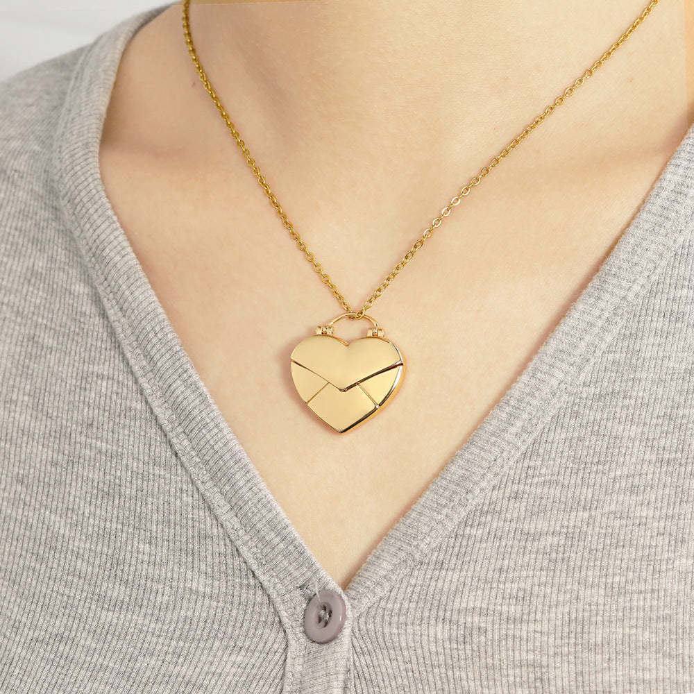 Personalized Heart Photo Locket Necklace Birthday Anniversary Gift for Her Valentine's Day Mother's Day Memorial Anniversary Gift For Women