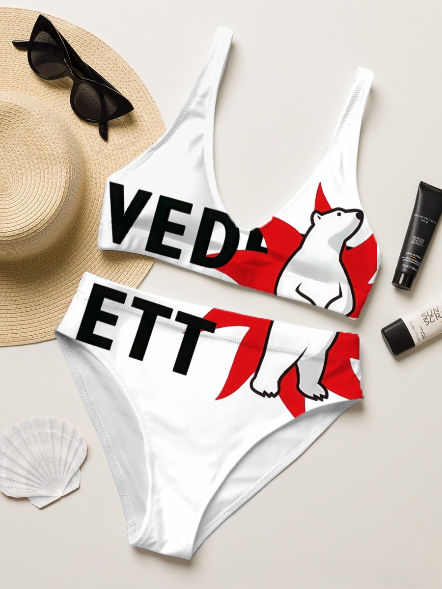 Vedett Extra White Sexy Two-Piece Bikini Set Swimsuit 