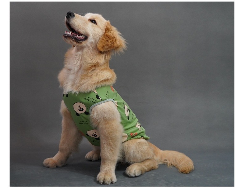 Summer Thin Cotton Vest for Pets - Breathable Design, Suitable for Corgis, Golden Retrievers, and Other Dog Breeds