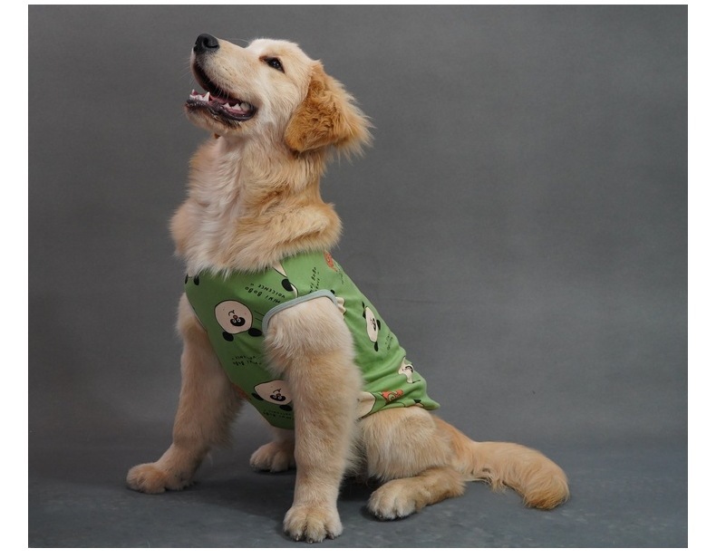 Summer Thin Cotton Vest for Pets - Breathable Design, Suitable for Corgis, Golden Retrievers, and Other Dog Breeds
