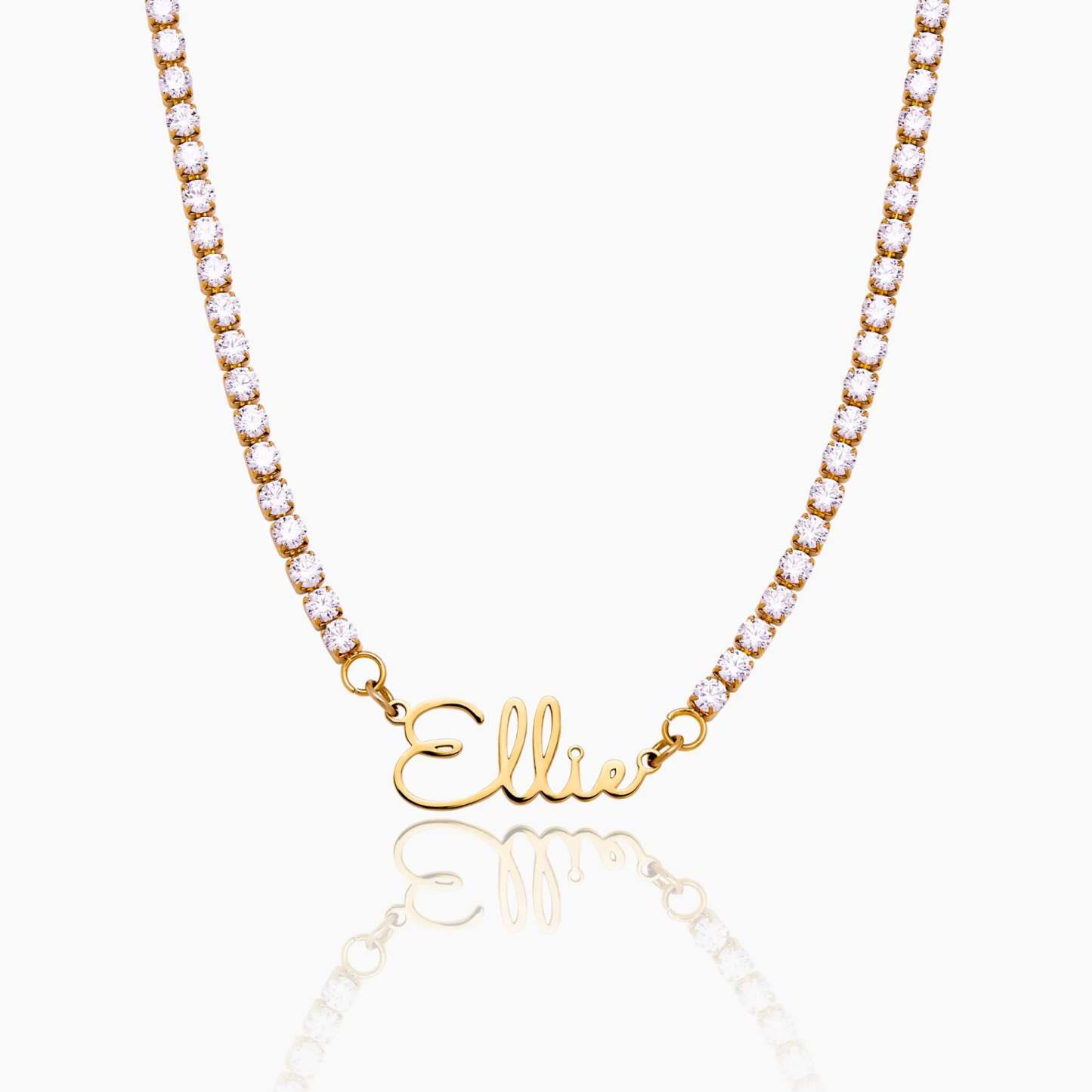 Signature Name Tennis Necklace