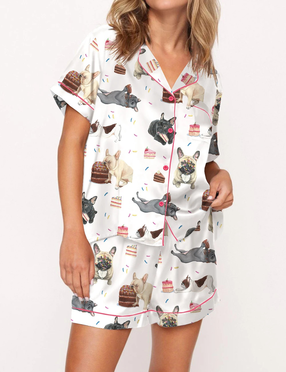 French Bulldog Party Pajama Set