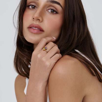 Toi Et Moi Birthstone Ring