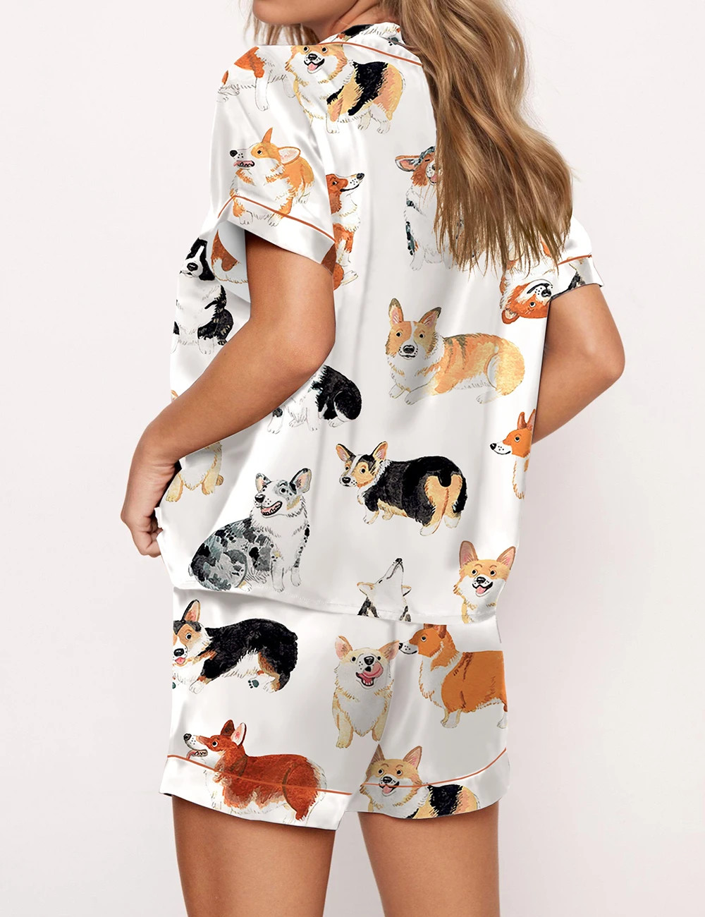 Corgi Print Pajama Set