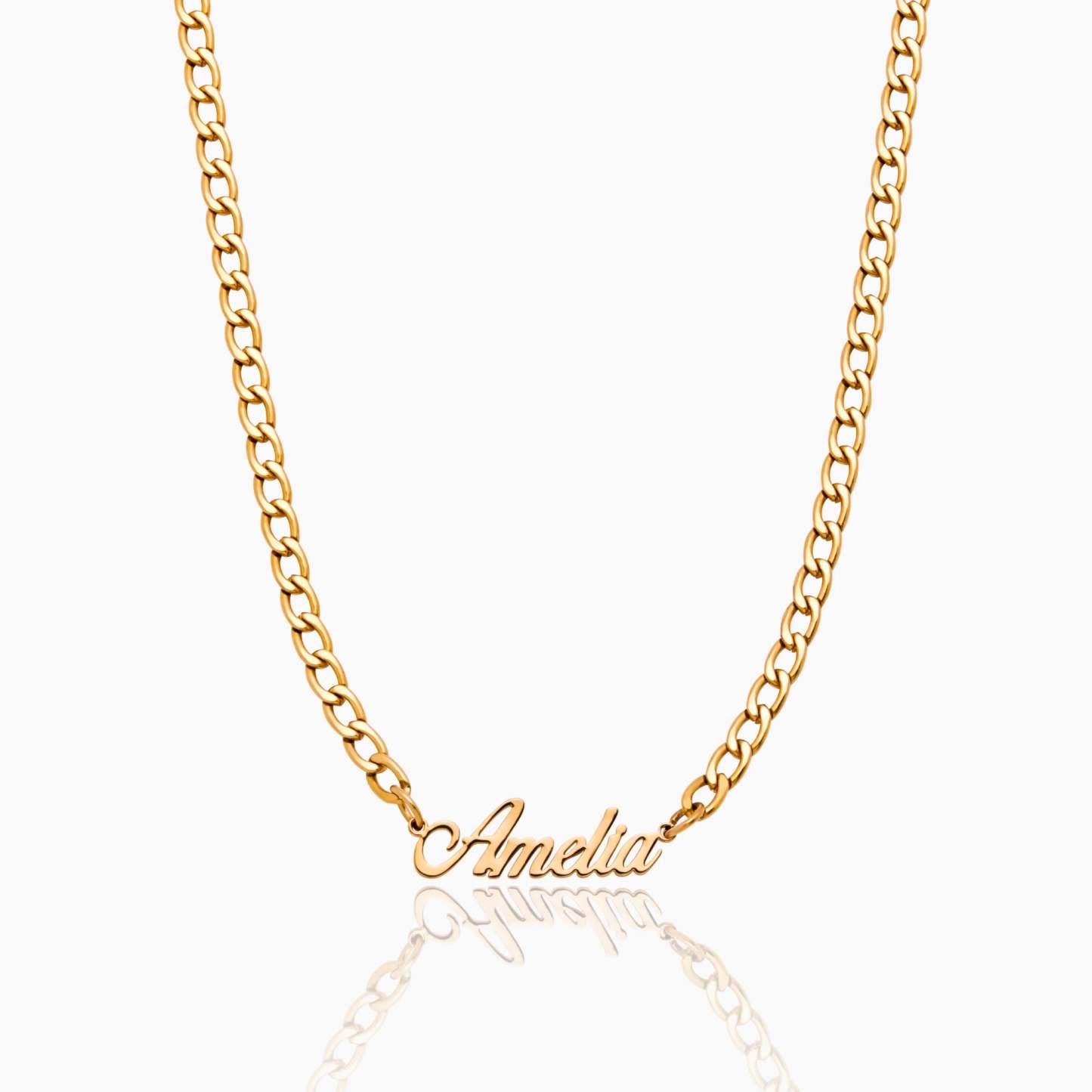 Bold Curb Name Necklace