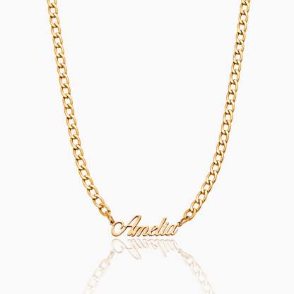 Bold Curb Name Necklace