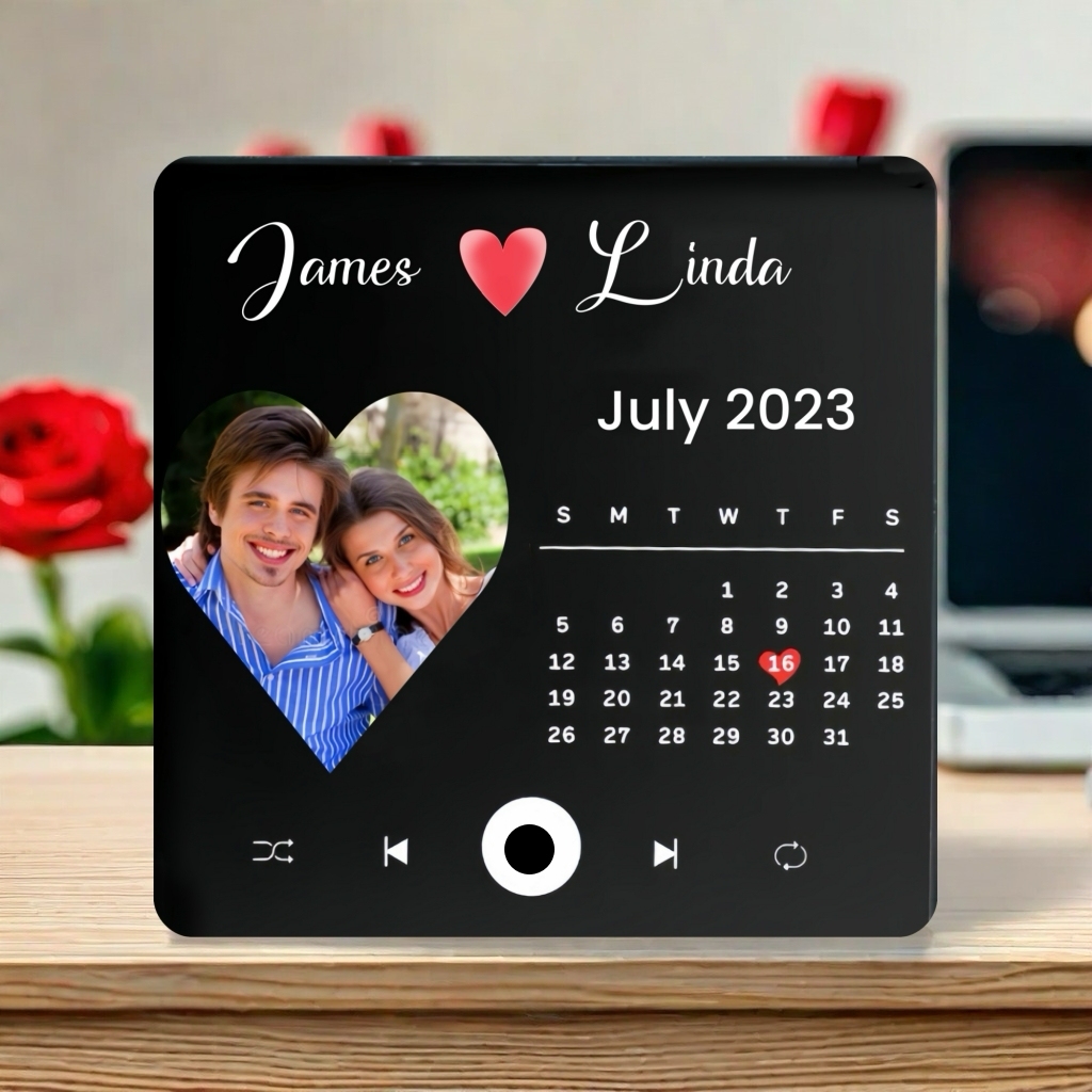 Personalized Photo Album Fridge Magnet Music Wall Photo Sticker Music Movement That Can Be Played Without Cell Phone