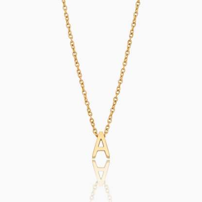 Dainty Initial Charm Necklace
