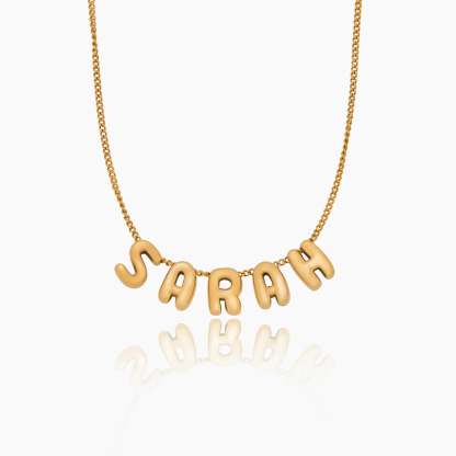 Bubble Custom Name Necklace