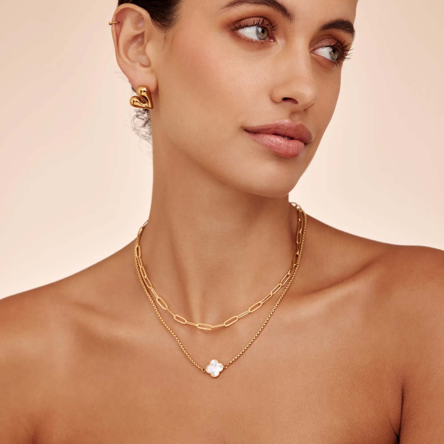 Pearl Clover Necklace