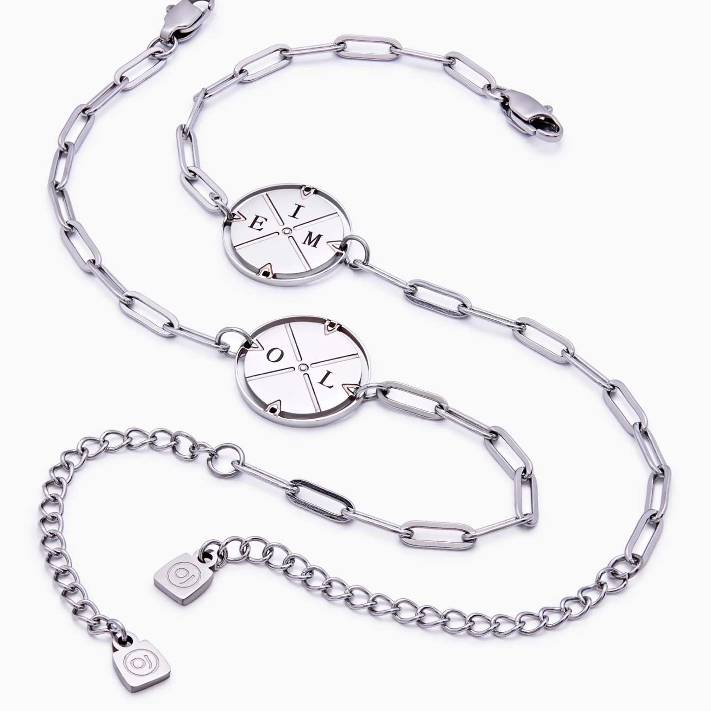 Engraved Compass Bracelet