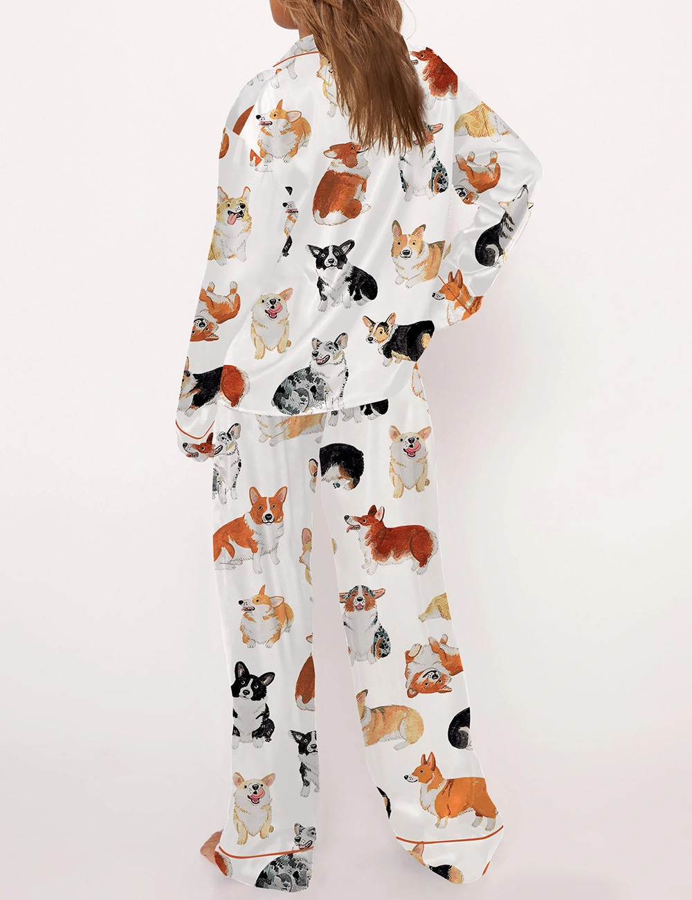 Corgi Print Pajama Set