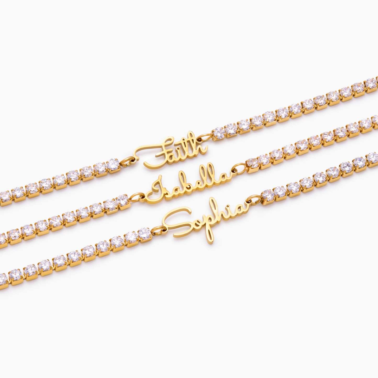 Signature Name Tennis Bracelet