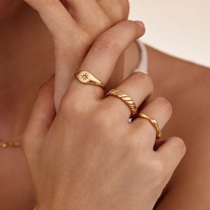 Bold Twist Ring