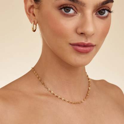 Bold Sequin Chain Necklace