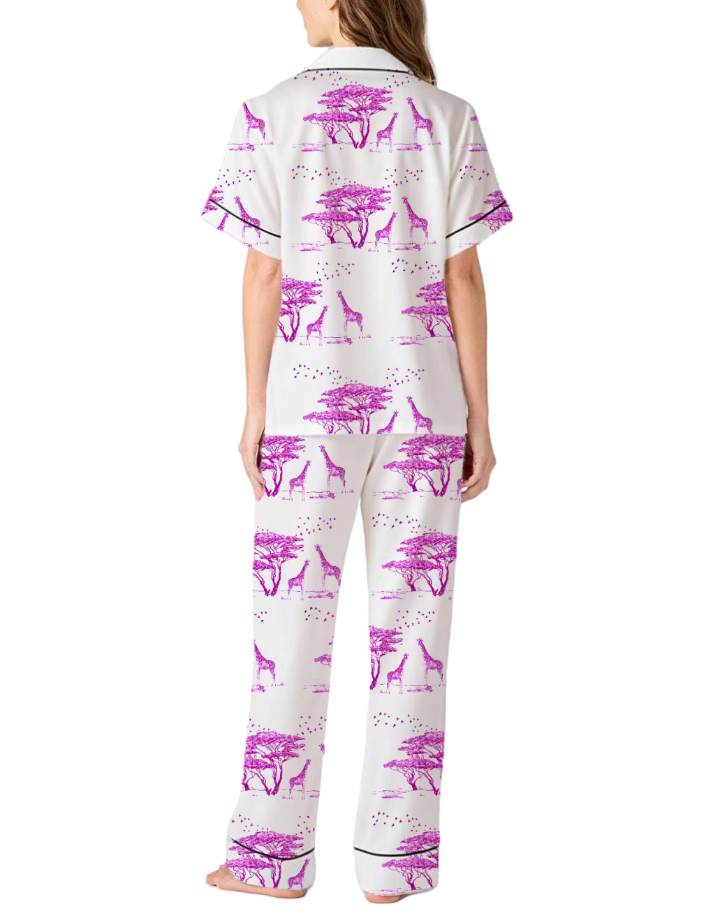  Satin Pajama Pants Set For Women