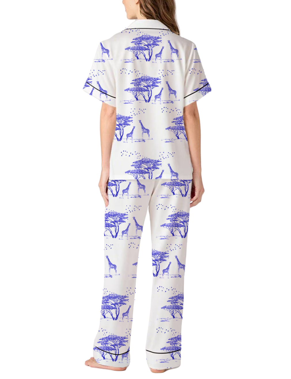 Satin Pajama Pants Set For Women