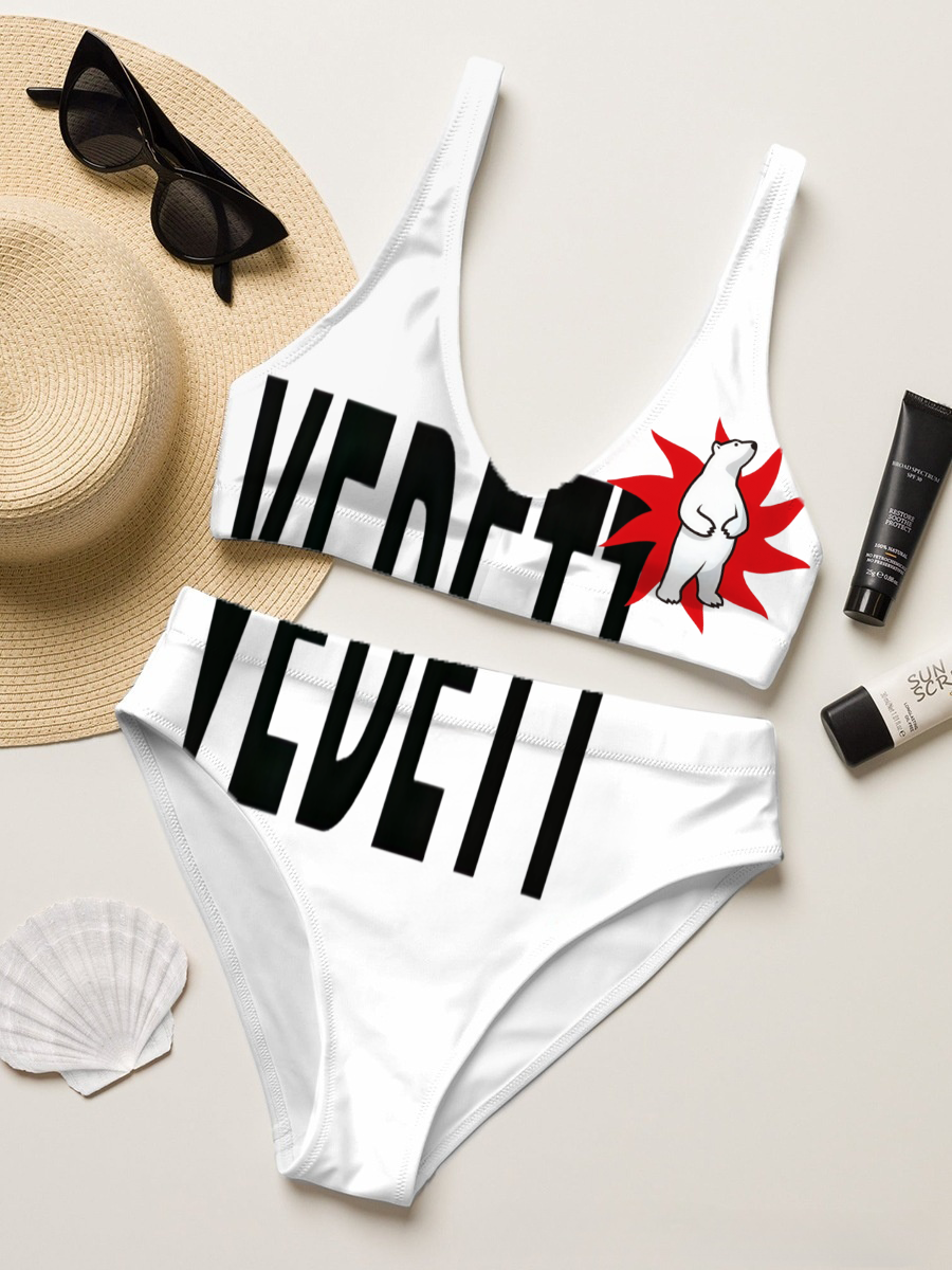 Vedett Extra White Sexy Two-Piece Bikini Set Swimsuit 