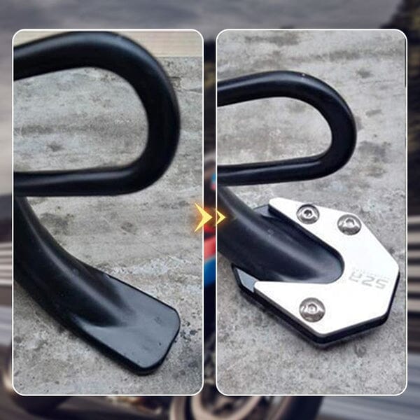 🏍️Προέκταση βάσης στήριξης μοτοσικλέτας για πλευρική στήριξη