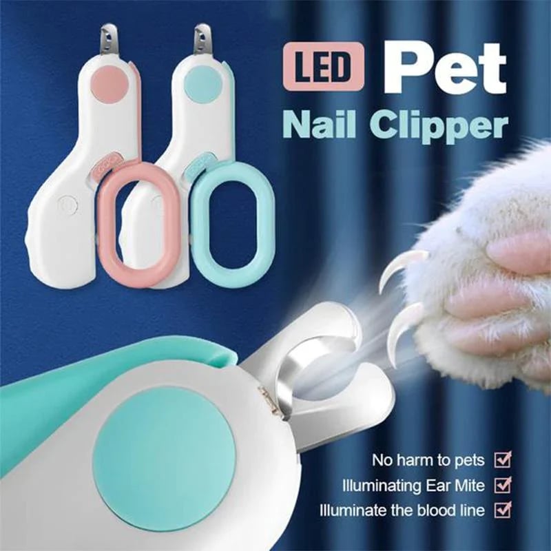 🐱 Νυχοκόπτη για κατοικίδια LED