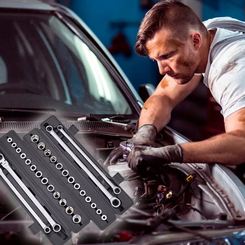 🔧Σετ 15 τεμαχίων ρυθμιζόμενων κλειδιών καστάνιας