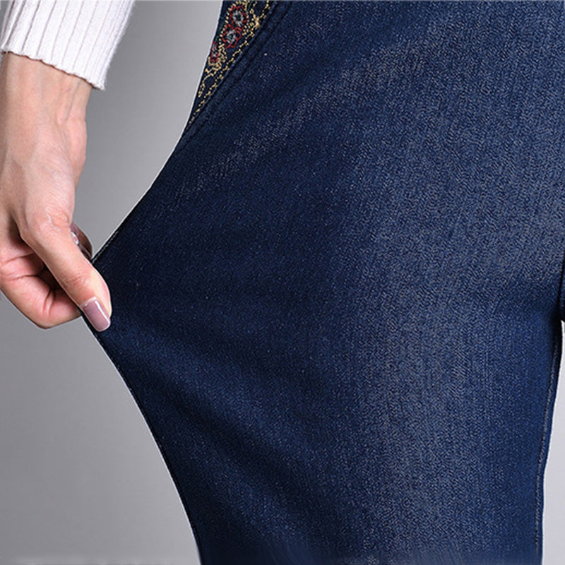 🌸DΓΥΝΑΙΚΕΊΟ ΤΖΙΝ ΜΕ ΠΛΑΪΝΈΣ ΤΣΈΠΕΣ ΚΑΙ ΕΛΑΣΤΙΚΉ ΜΈΣΗ