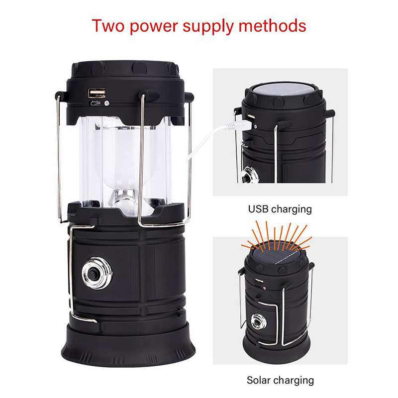 ⛺️Ηλιακό αναδιπλούμενο φως για κάμπινγκ