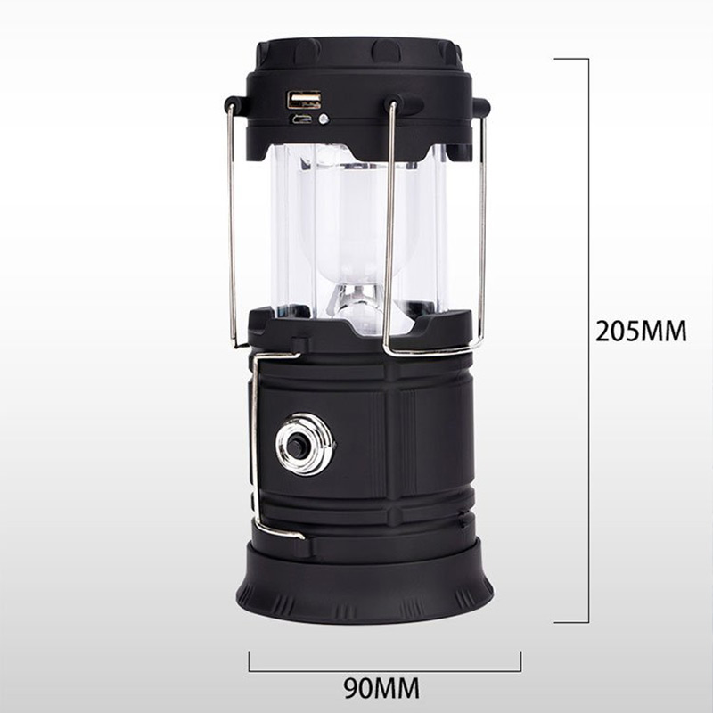 ⛺️Ηλιακό αναδιπλούμενο φως για κάμπινγκ