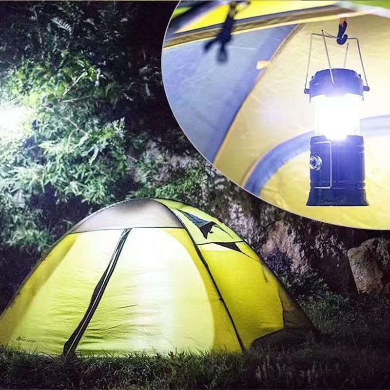 ⛺️Ηλιακό αναδιπλούμενο φως για κάμπινγκ