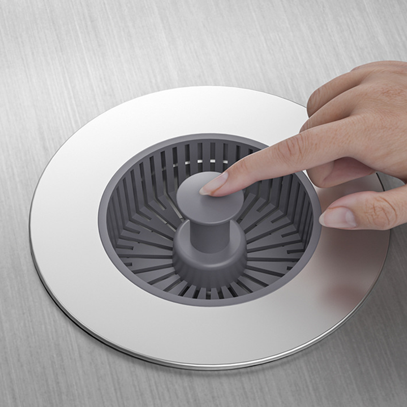 Αναδιπλούμενο πώμα αποστράγγισης νεροχύτη με φίλτρο