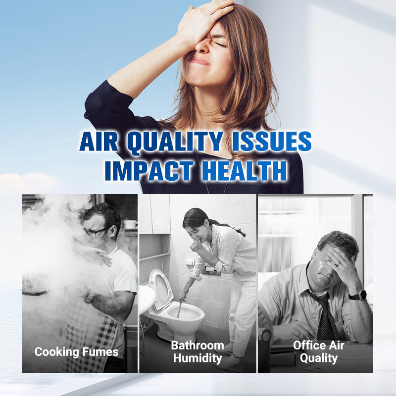 Πολυλειτουργικός ισχυρός ανεμιστήρας εξάτμισης με λειτουργία σίγασης