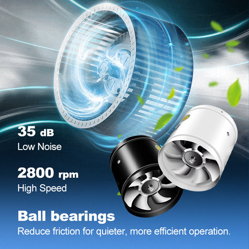 Πολυλειτουργικός ισχυρός ανεμιστήρας εξάτμισης με λειτουργία σίγασης