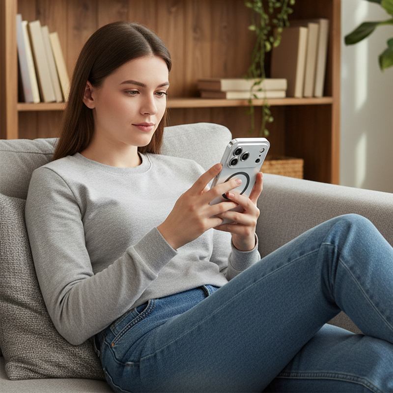 📱Μαγνητική μεταλλική θήκη για iPhone 17 / 17 Pro / 17 Pro Max