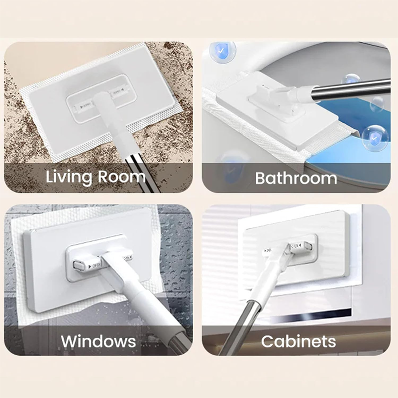 Μίνι επίπεδη σφουγγαρίστρα με ανασυρόμενη λαβή Snap Grip