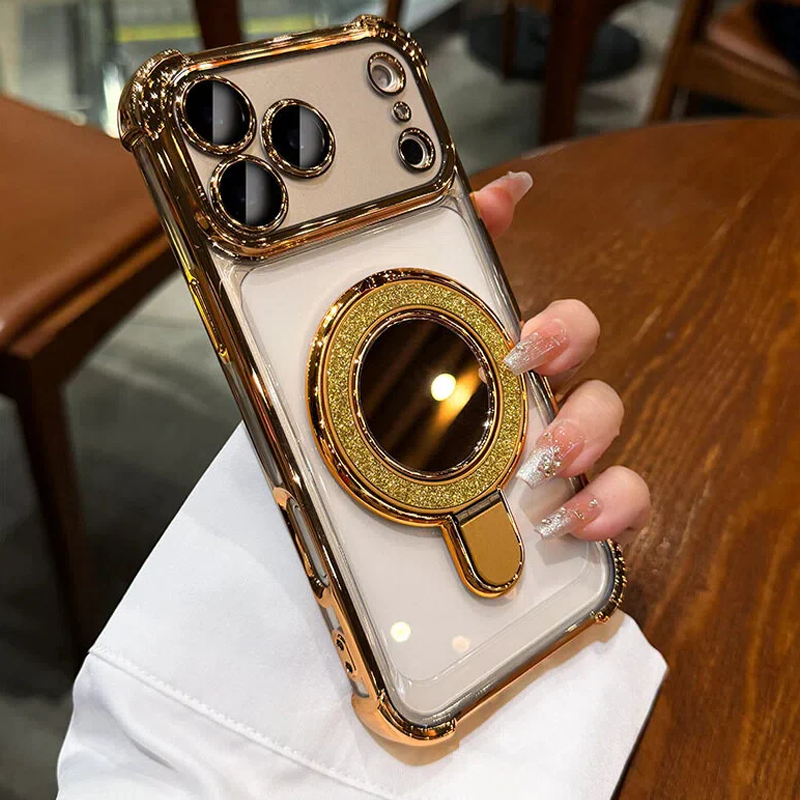 📱Μαγνητική θήκη τηλεφώνου με ενσωματωμένο καθρέφτη