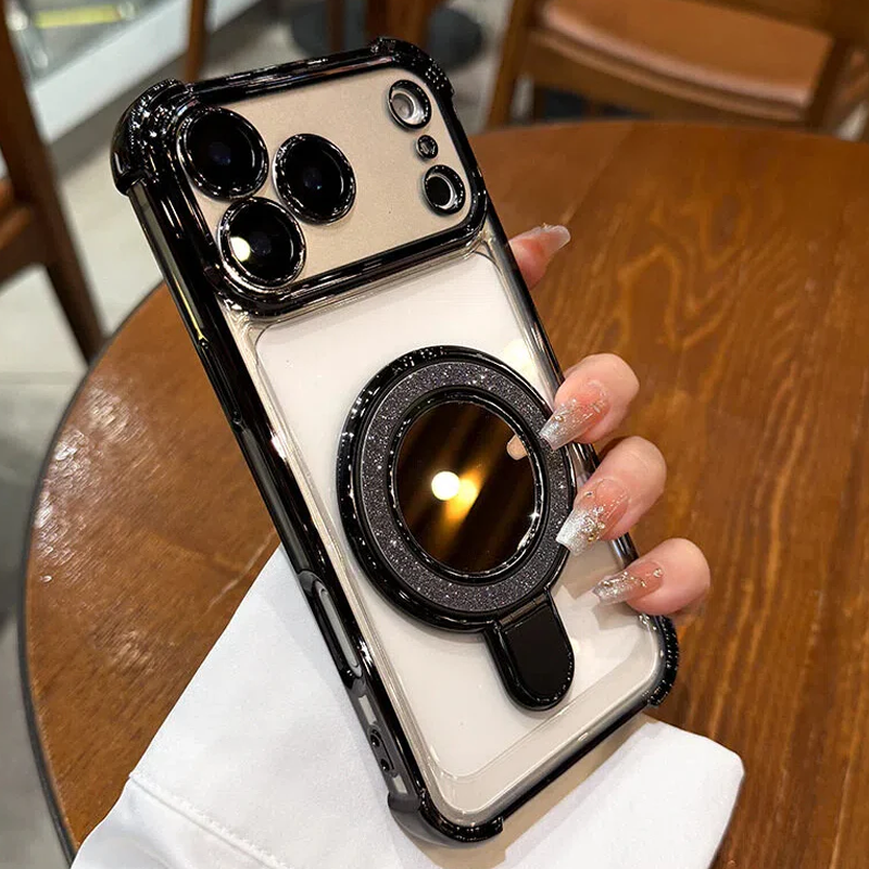 📱Μαγνητική θήκη τηλεφώνου με ενσωματωμένο καθρέφτη