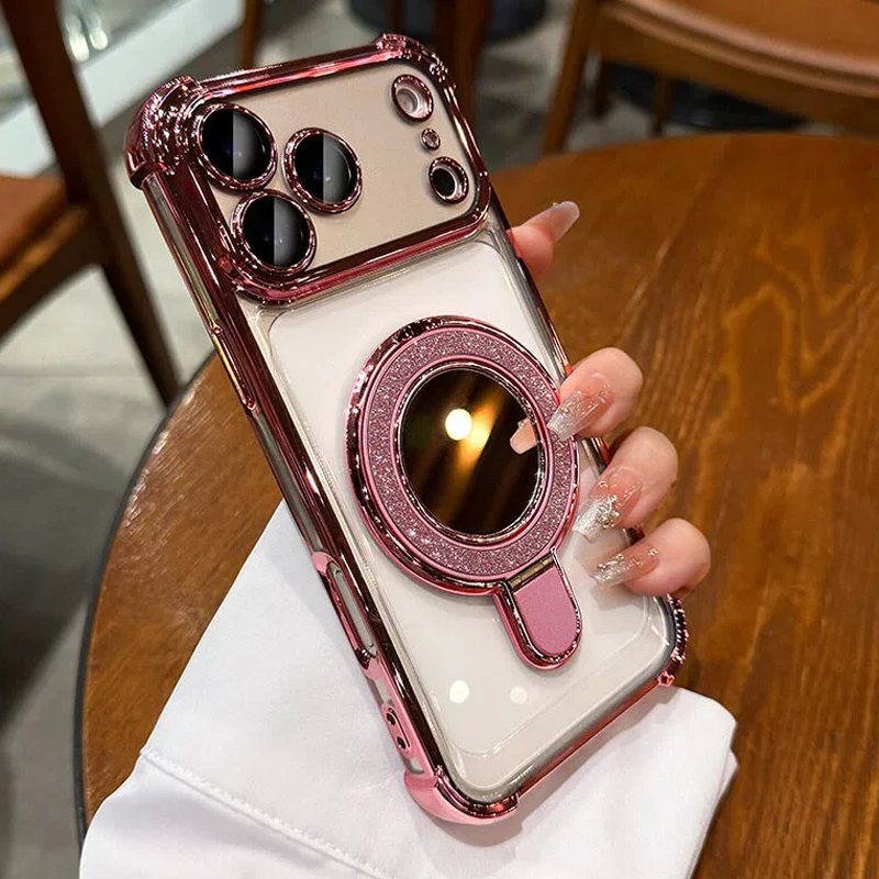 📱Μαγνητική θήκη τηλεφώνου με ενσωματωμένο καθρέφτη