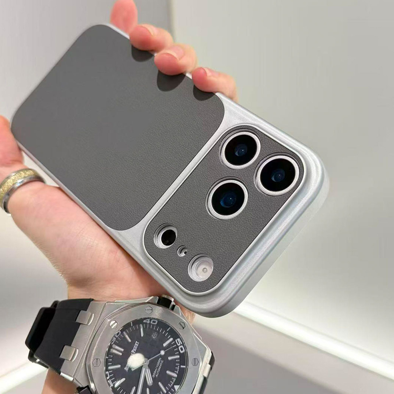 📱Θήκη τηλεφώνου με υφή δέρματος και αντικραδασμική προστασία υψηλής ποιότητας