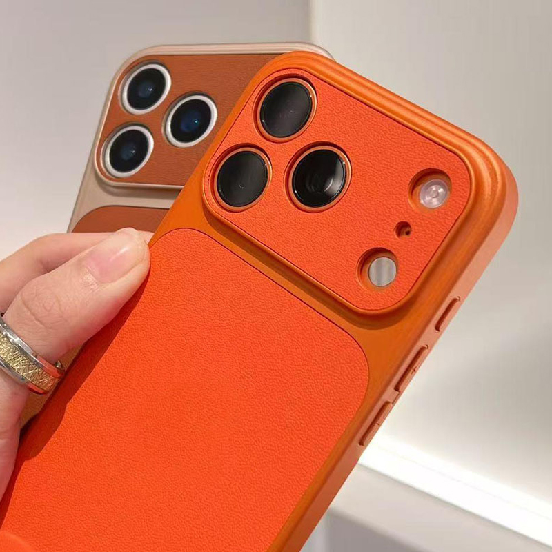 📱Θήκη τηλεφώνου με υφή δέρματος και αντικραδασμική προστασία υψηλής ποιότητας