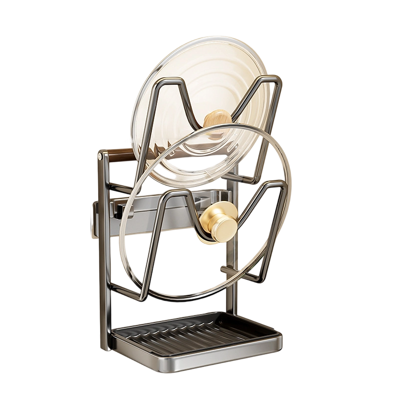 Καπάκι κουζίνας για κατσαρόλα και βάση οργάνωσης σανίδας κοπής