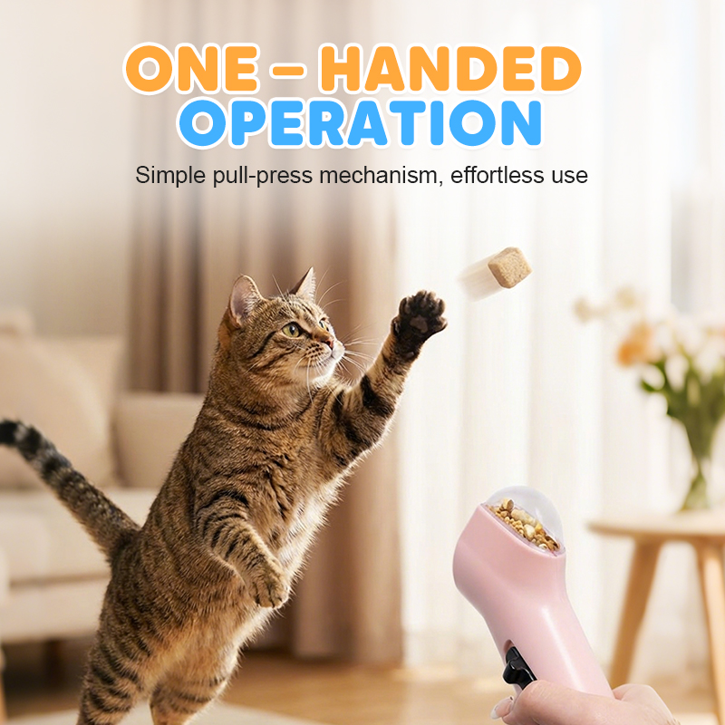 Διαδραστικός εκτοξευτής και τροφοδότης λιχουδιών για κατοικίδια