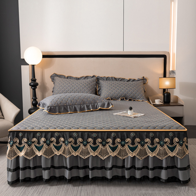 Φούστα με βολάν από σεντόνι